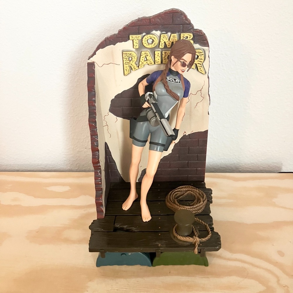 Tomb Raider Lara Croft Wetsuit Action Figure 11" Playmates Toys 1998